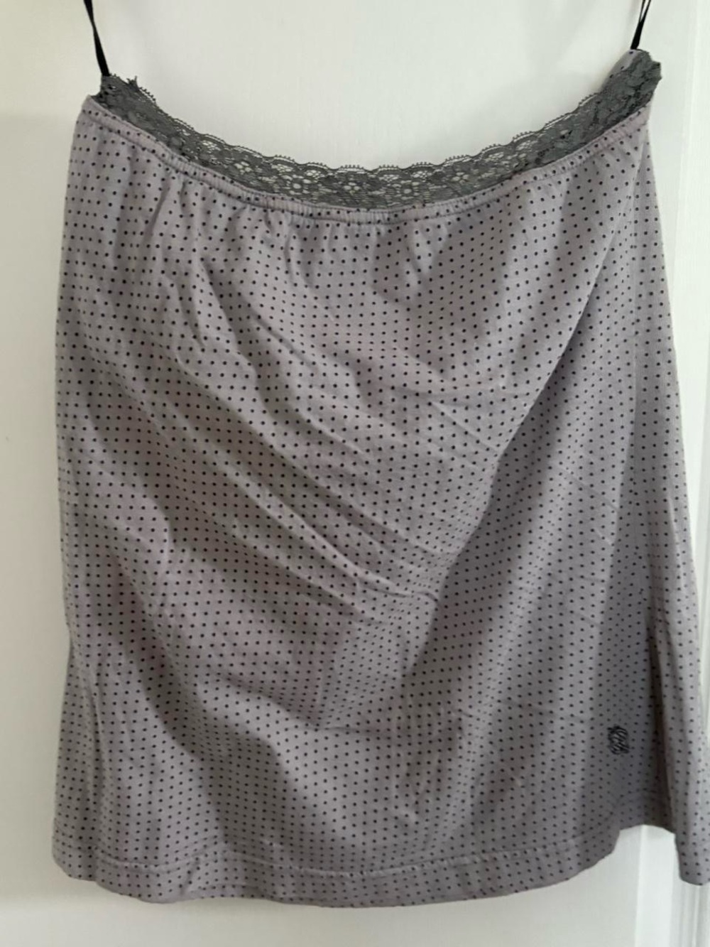 vintage 90's y2k tube top lace polka dot - Picture 4 of 6
